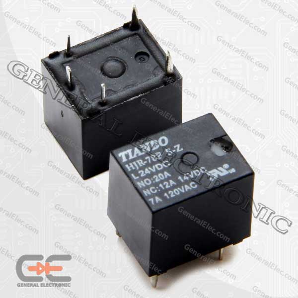 RELAY 24V 7A 1C 5PIN SMALL