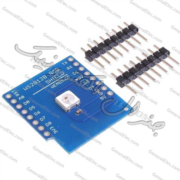 WEMOS D1 MINI WS2812 RGB LED SHIELD