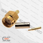 RF MALE SMA CONNECTOR FOR CABLE RG-174